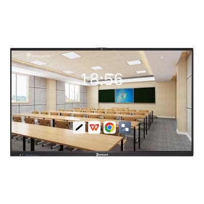 China Qtenboard 65 Inch 40 Touch Android 14 Pen Finger Touch 4K Smart White Board for sale