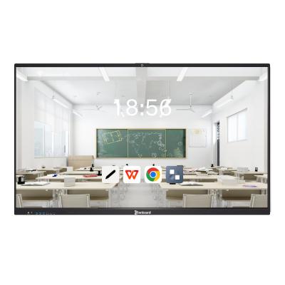 China Qtenboard 4K Android 14 4+32G V100 Interactive Whiteboard Smart White Board for sale