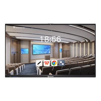 China 65 75 86 Inch Smart White Board 40 Point Touch Screen AG Glass Eye Protection for sale