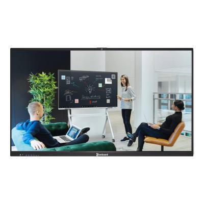 China Qtenboard Smart White Board 55 65 75 86 Inch Moveable Stand Meeting Software Support for sale