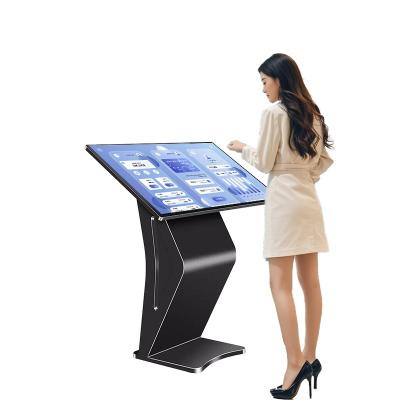 China 55 65 Inch Touchscreen Dual System Portable Self Service School Digital Signage for sale