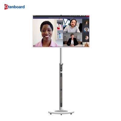 China Qtenbaord 24 32 Inch Smart TV Stand by Me Movable Wireless TV on Wheel for sale