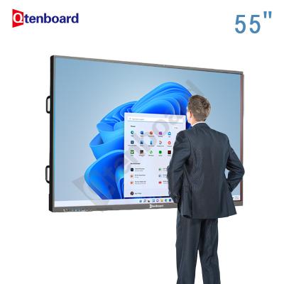 China High Quality 55 65 75 85 98 110 Inch Multi Touch Screen Office Interactive Flat Panel for sale