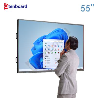 China Wholesale 55 65 75 86 98 Inch Touch Interactive Smart Digital Whiteboard For Teaching for sale
