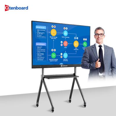 China Qtenboard 55 Inch Office/School/Classroom Interactive Smart Board Interactive Flat Panel for sale
