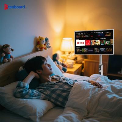 China Qtenboard Wholesale Price 24 32 Inch Mobile Smart Tvs Stand by Me Smart Tv Portable Touch Screen Monitor With 9 Hrs Battery for sale