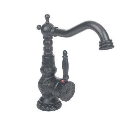 China Metered Faucets High Quality Matte Black Chrome Washroom Basin Mixer Taps Bathroom Luxury Basin Faucets for sale