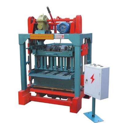 China Construction works Low Cost Finely Processed QTJ4-30B Automatic Red Mobile Block Cement Brick Making Machine for sale