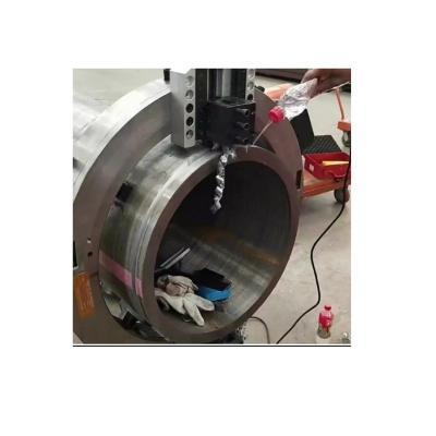 China Garment Shops Fully Automatic Steel Pipe Beveling Machine Outer-card Pipe Slitting Fit Bit Cutting and Breaking Machine Equipment for sale