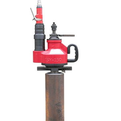 China Garment Shops Pneumatic Pipe Beveling Machine Pneumatic engine beveling machine air compressor is equipped with beveling machine equipment. for sale