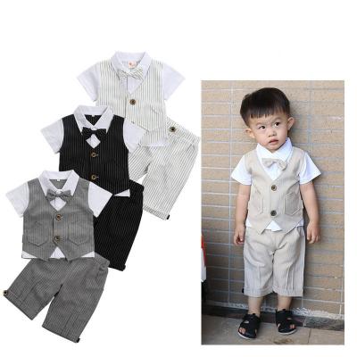 China Anti-Shrink Foreign trade children's clothing wholesale primary supply two-piece children's clothes baby short-sleeved clothes for sale