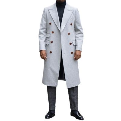 China Anti-wrinkle fashion coat fashionable long slim fashion stylish winter for men clothing men coat men's trench coats for sale