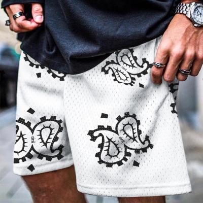 China Viable Summer Casual Thin Men's Beach Shorts Mesh Shorts Men Loose Large Size Quick Dry Shorts for sale