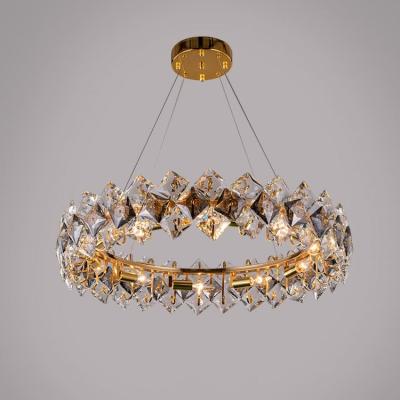 China Traditional Modern Luxury Gold Pendant Lights Creative Home Lighting Chandelier For Living Room for sale