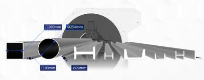 China Industriële buislasersnijmachine 6M met MAX Raycus laserbron Te koop