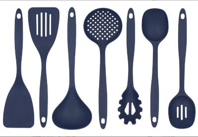 Chine Cuisson des morceaux de l'ustensile set-7 de cuisine, appropriés au cookware antiadhésif, bleu à vendre
