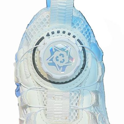 China Round freelock shoe lacing system dial closure shoe lace system no tie shoelace for sale
