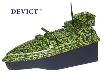 China 250-300M DEVICT Bait Boat remote range 350m DEVC-108 camouflage boat for sale