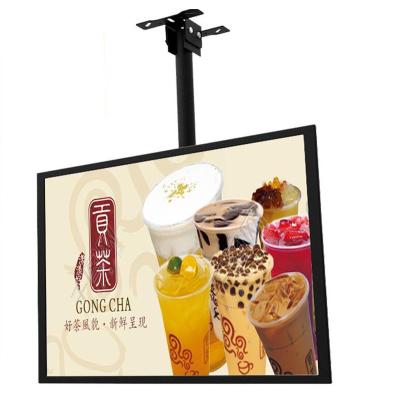 China Christmas Indoor Decoration Single Double Sided Acrylic Advertising Led Magnetic Light Box for sale