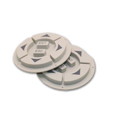 China Silicone Rubber Keypad Game Controller Button With Printing Customized Logo by Mental Conductive for sale