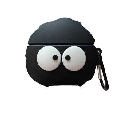 China Airpod negro lindo perdido anti encajona la prueba negra de la huella dactilar de la historieta del silicón en venta