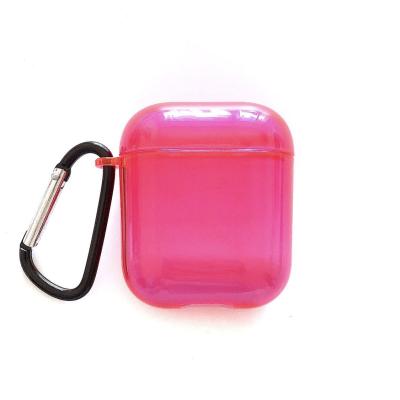 Κίνα Σκληρός Airpods προστατευτικός αντι χαμένος βρόχος απόδειξης γρατσουνιών χρώματος νέου περιπτώσεων ελαφρύς προς πώληση
