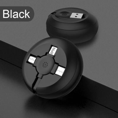 China el teléfono móvil 2.1A telegrafía 3 planos retractables en 1 tipo de cable de la carga por USB cargador micro de C en venta