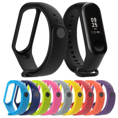 Κίνα Εξασφαλίστε το έξυπνο βραχιόλι Wristbands σιλικόνης λουριών ζωνών ρολογιών για Xiaomi Mi ζώνη 3 4 προς πώληση
