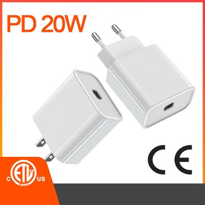 China Handy-Ladegerät-Adapter 5V 3A für Iphone Samsung Huawei 20W PD-CER ETL prüfte zu verkaufen