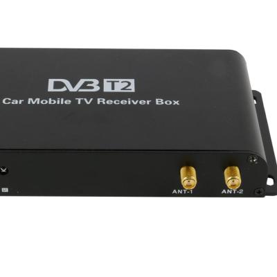 China High Speed Full HD Mobile Car dvb-t2 TV Receiver dvb-t2 digital box for car dvb-t2 Auto digital car tv tuner with h.264 decoding for sale