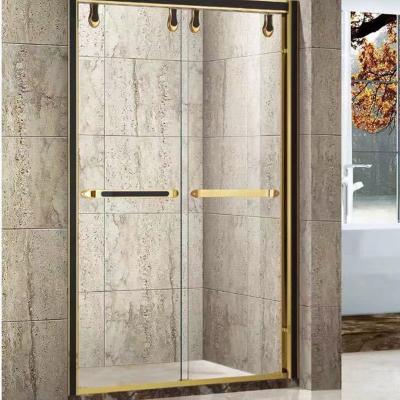 China High Quality Transmitted Light Softening Tempered Shower Enclosure Slide Shower To Enclose Silding Doors Room for sale