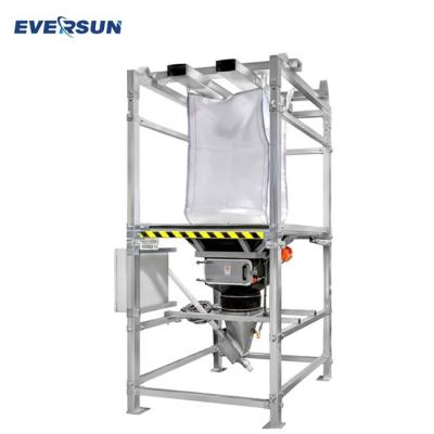 China Automatic Powder Big Bag Unloading System Open Type Ton Bag Unloading Machine for sale