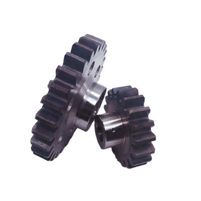China Building Material Stores Manufacturer Supplies Large Size Mechanic Teeth Custom Hardened Steel Helical Gear Chain Machine for sale