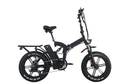 China Neumático gordo de Ebike del plegamiento de aluminio 20 pulgadas con el motor medio del eje en venta
