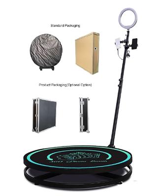 China 360 Photo Booth Machine, Manual Control, Aluminum Case, 360 Spin Selfie Platform with Doelbooth Software SMT-1 for sale