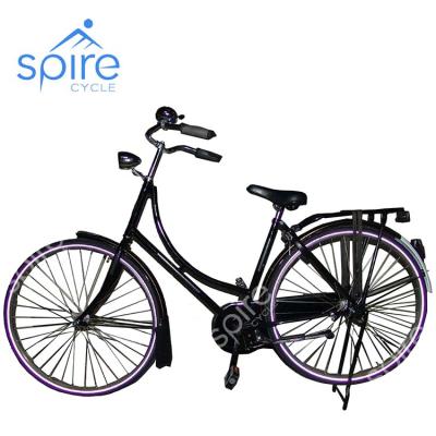 China Classic Black Tour 28 Inch 6 Speed Renaissance City Bike for sale
