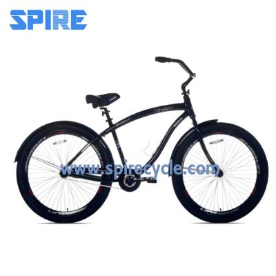 China 29inch Steel Single Speed Alloy Frame Cruiser Bike With Water Bottle Cage for sale