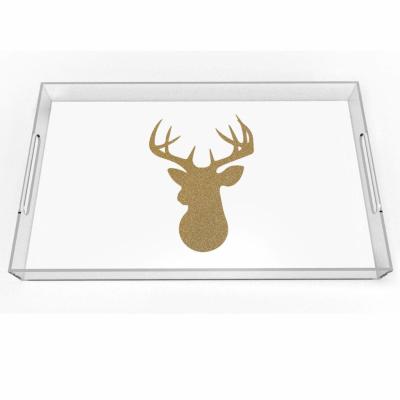 China bandeja acrílica de Tray Display Square Lucite Serving da espessura de 2mm 3mm à venda