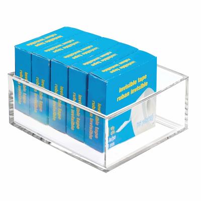 China Tray Display Clear Acrylic Organizer acrílico minimalista Tray For Silverware à venda