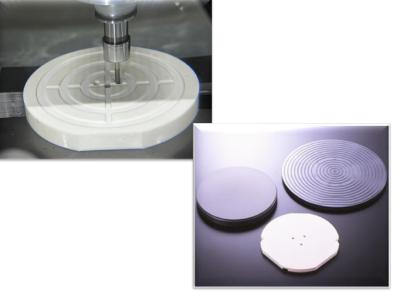 China Las piezas cerámicas de precisión semiconductor Wafer Chuck en venta