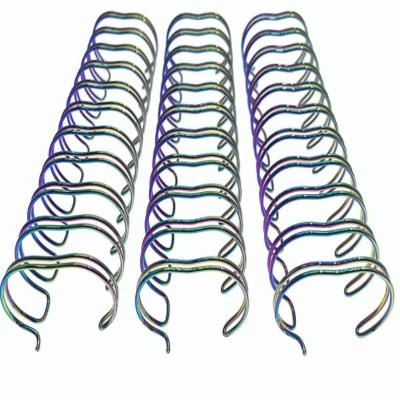 China Vrije steekproef 7/16“ Tweelingring wire double spiral loop-Notitieboekje Bindend Materiaal Te koop
