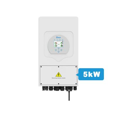 China Deye Hybrid Inverter European Version Single Phase 5kw 8kw 10kw 12kw Solar Inverter 330W x 580H x232D mm for sale