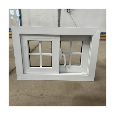中国 強化鋼 PVC ダブルグラス UPVC スライディング ウィンドウ CE 販売のため