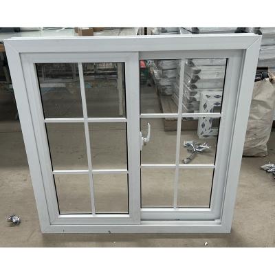 China Puertas y ventanas de PVC / PVC deslizantes con parrilla en venta