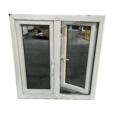 China Latest Design Hurricane Impact Glass Casement Window With Mosquito Net High Energy Efficiency Adjustable Ventilation for sale