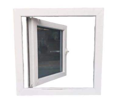 China Modern Design UPVC Glass Casement Windows Windproof Customized Color with Screens for sale
