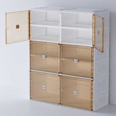 China Fold Up 3-Tier 9 Plastic Ladies Storage Toy Storage Organizer For Kids for sale