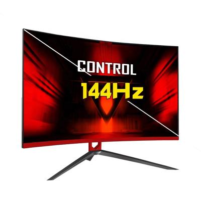 China 27 inch Home Entertainment Curved Anti-glare Computer Curved Gaming Monitor 144hz for sale