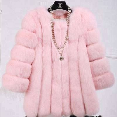 China New Fashion Hot Sale Shaggy Faux Fur Coat For Women Autumn&Winter&Spring Anti-Shrink for sale