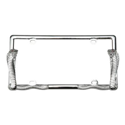 China Factory supply good price zinc alloy license plate cover frame wholesale for sale